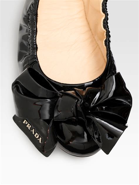 ebay prada patent leather flats|black patent leather prada shoes.